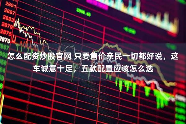 怎么配资炒股官网 只要售价亲民一切都好说，这车诚意十足，五款配置应该怎么选